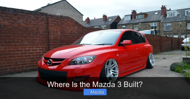 Where Is the Mazda 3 Built?