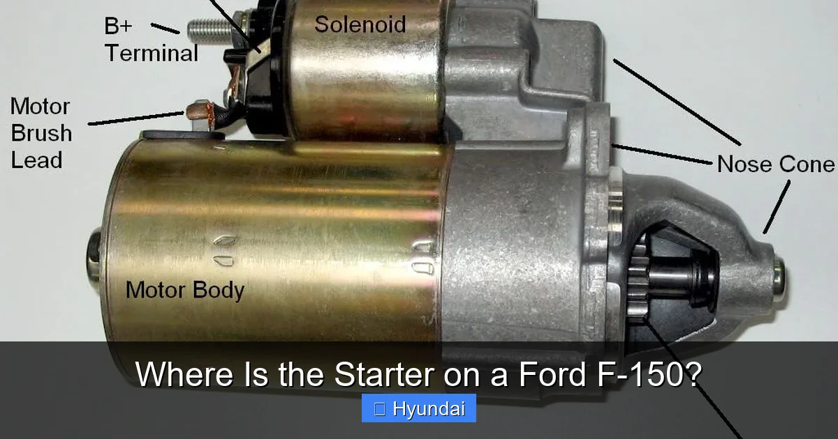 Where Is the Starter on a Ford F-150?