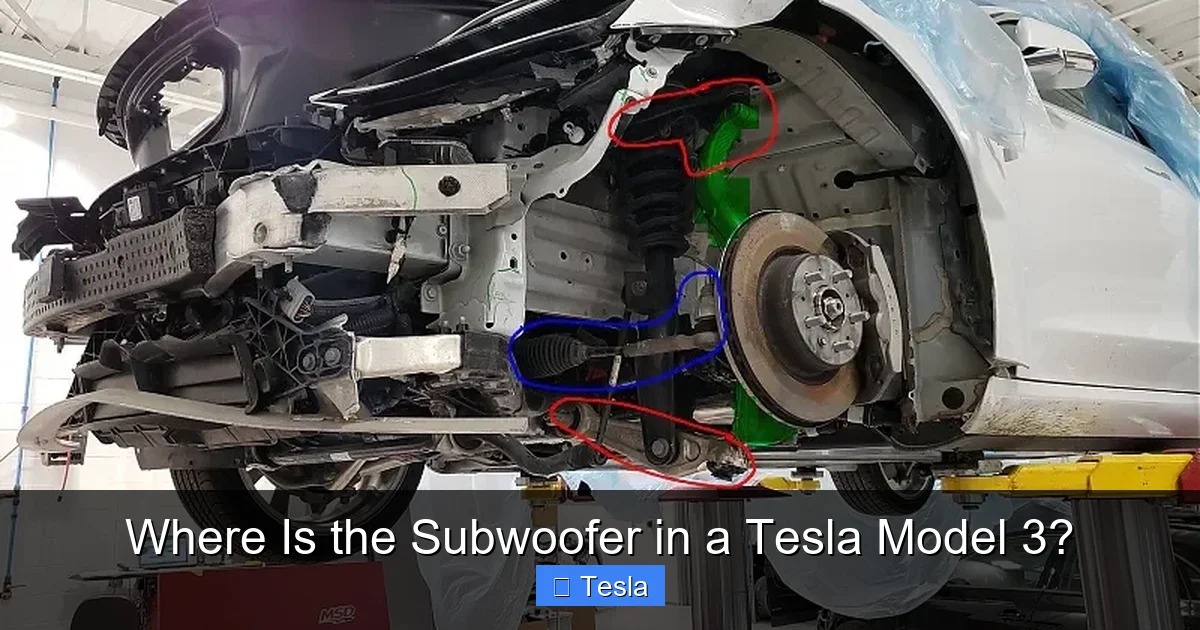 Where Is the Subwoofer in a Tesla Model 3?