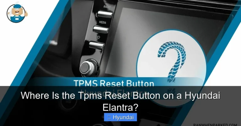 Where Is the Tpms Reset Button on a Hyundai Elantra?
