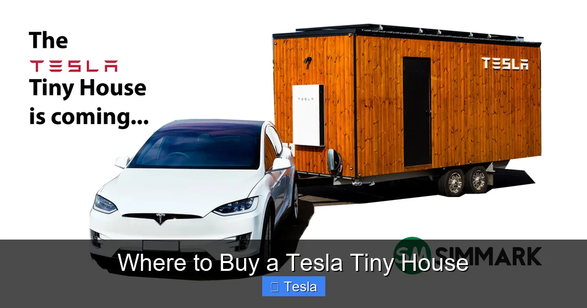 Where to Buy a Tesla Tiny House