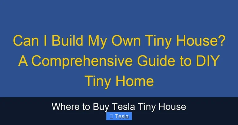 Where to Buy Tesla Tiny House