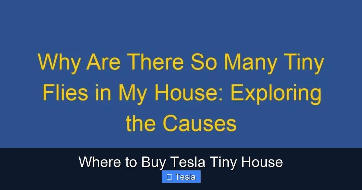 Where to Buy Tesla Tiny House