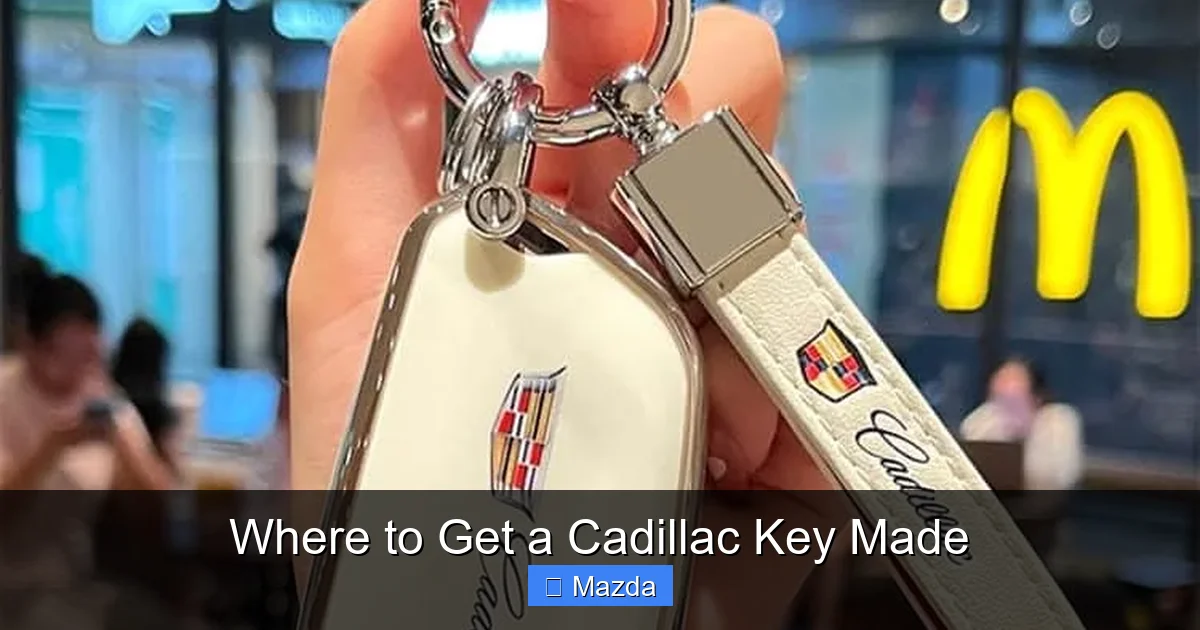 Where to Get a Cadillac Key Made