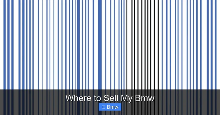 Where to Sell My Bmw