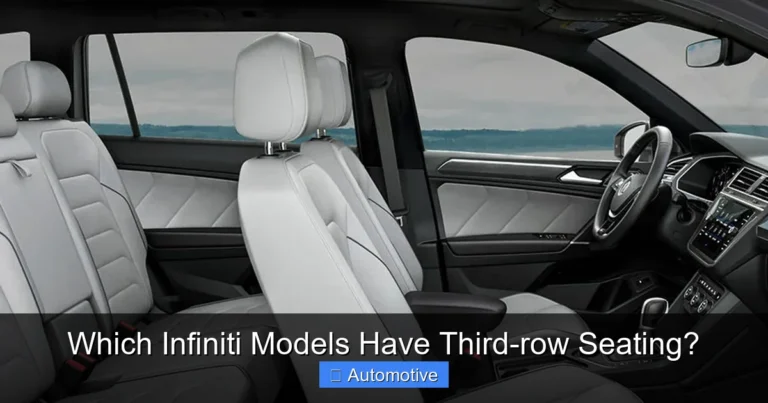 Which Infiniti Models Have Third-row Seating?