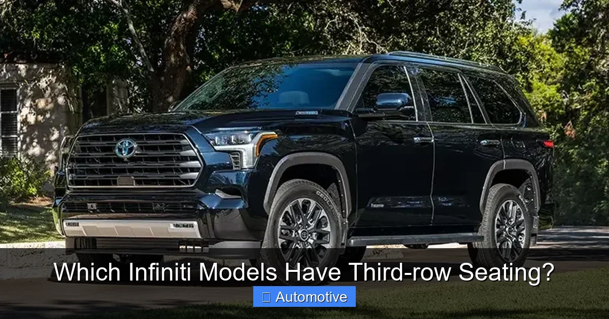 Which Infiniti Models Have Third-row Seating?
