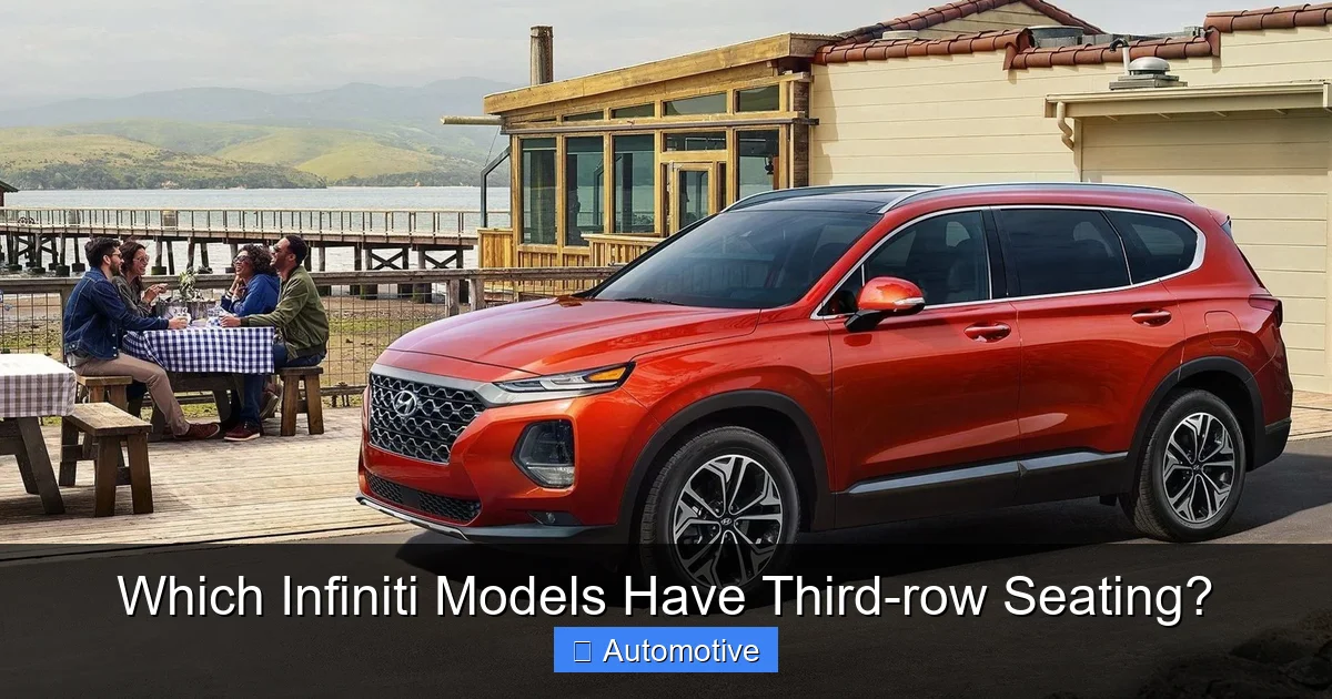 Which Infiniti Models Have Third-row Seating?