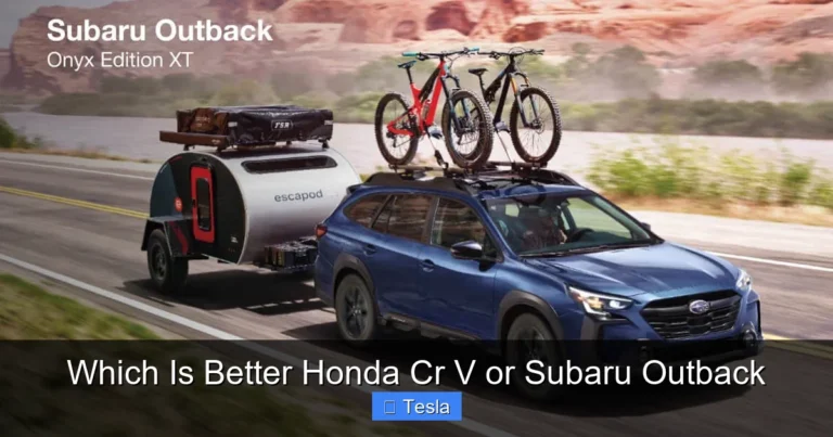 Which Is Better Honda Cr V or Subaru Outback