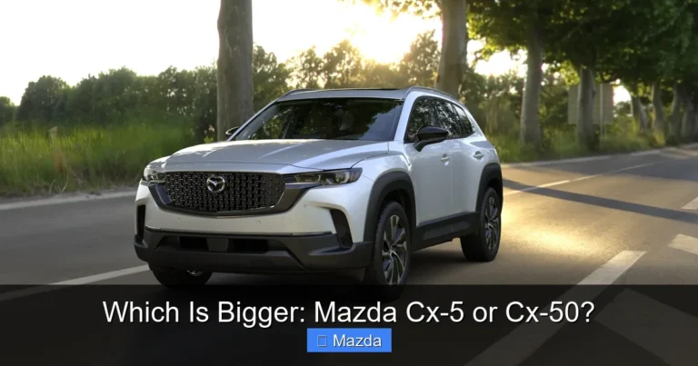 Which Is Bigger: Mazda Cx-5 or Cx-50?