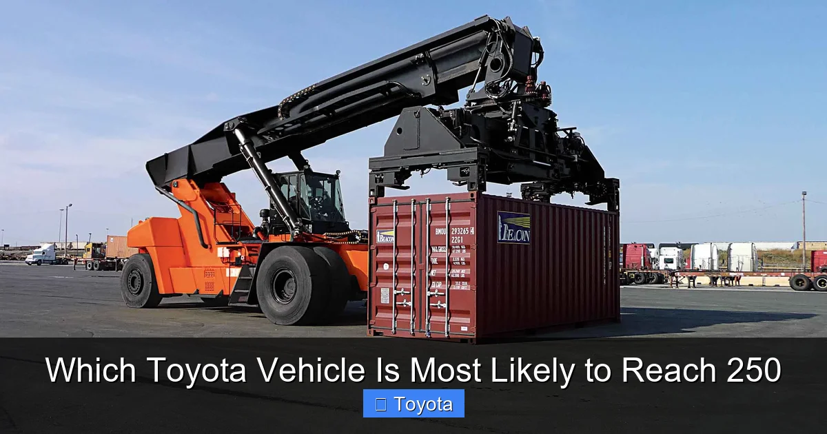 Which Toyota Vehicle Is Most Likely to Reach 250