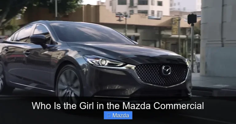 Who Is the Girl in the Mazda Commercial