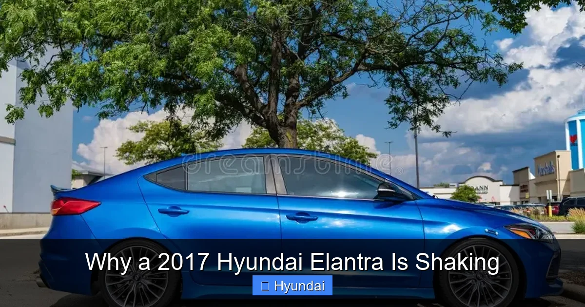 Why a 2017 Hyundai Elantra Is Shaking