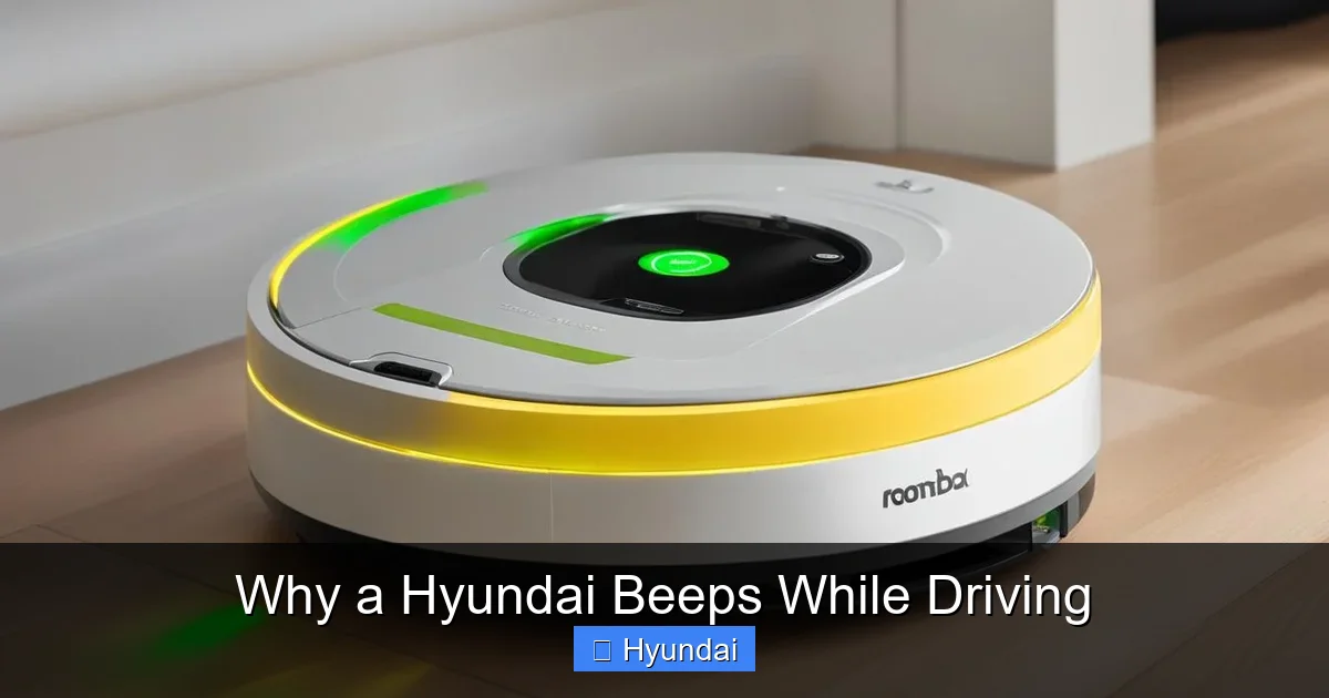 Why a Hyundai Beeps While Driving