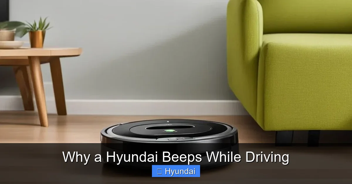 Why a Hyundai Beeps While Driving