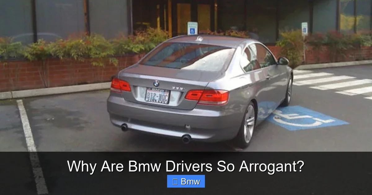 Why Are Bmw Drivers So Arrogant?