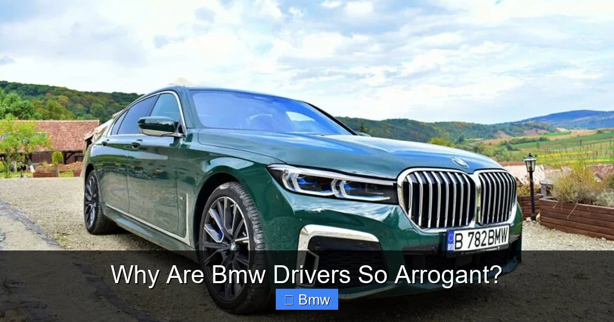 Why Are Bmw Drivers So Arrogant?