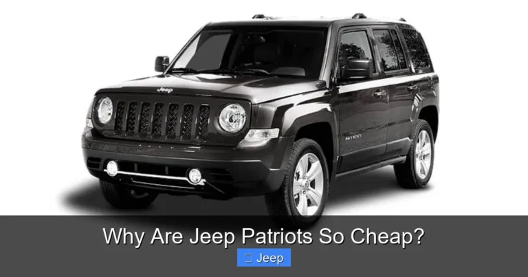 Why Are Jeep Patriots So Cheap?