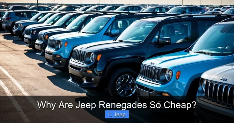 Why Are Jeep Renegades So Cheap?