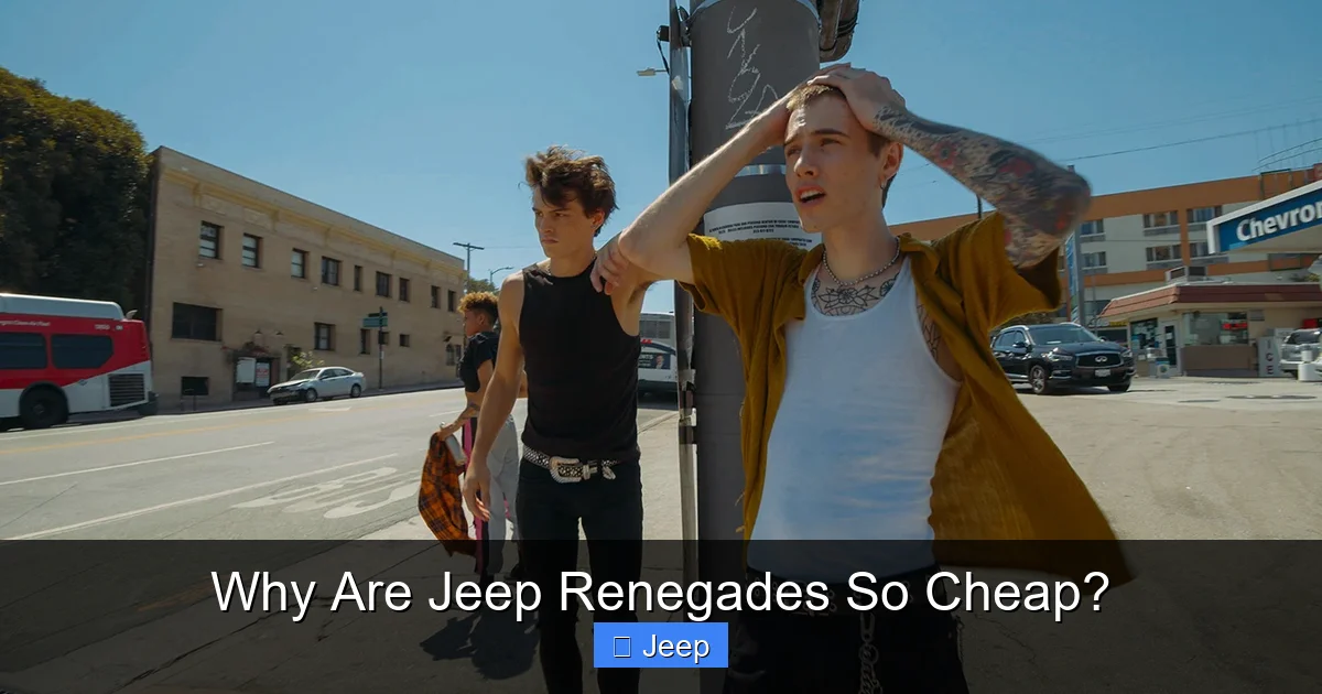 Why Are Jeep Renegades So Cheap?