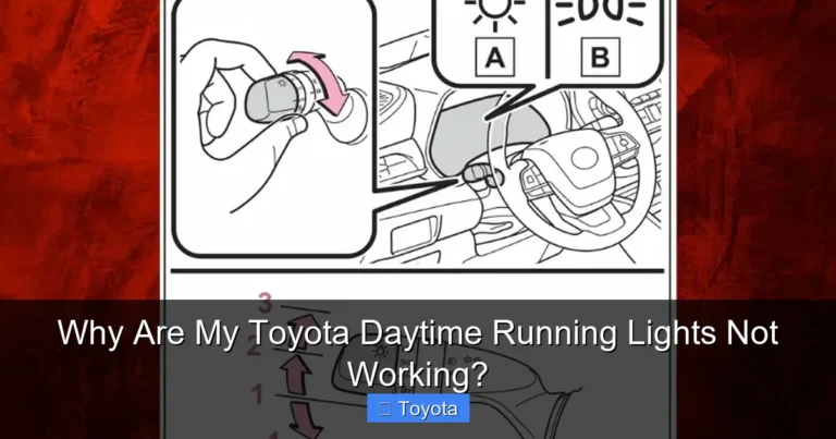 Why Are My Toyota Daytime Running Lights Not Working?