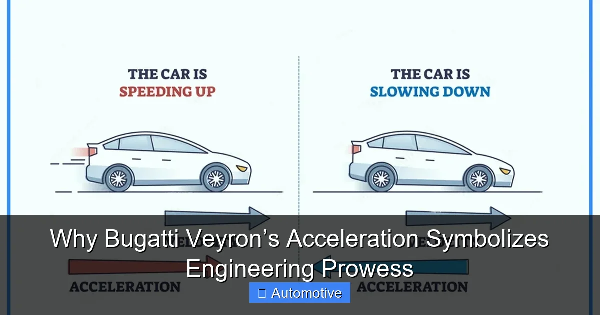 Why Bugatti Veyron’s Acceleration Symbolizes Engineering Prowess