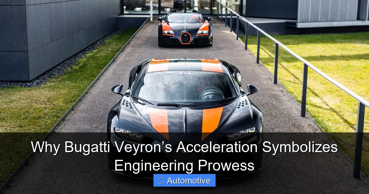 Why Bugatti Veyron’s Acceleration Symbolizes Engineering Prowess