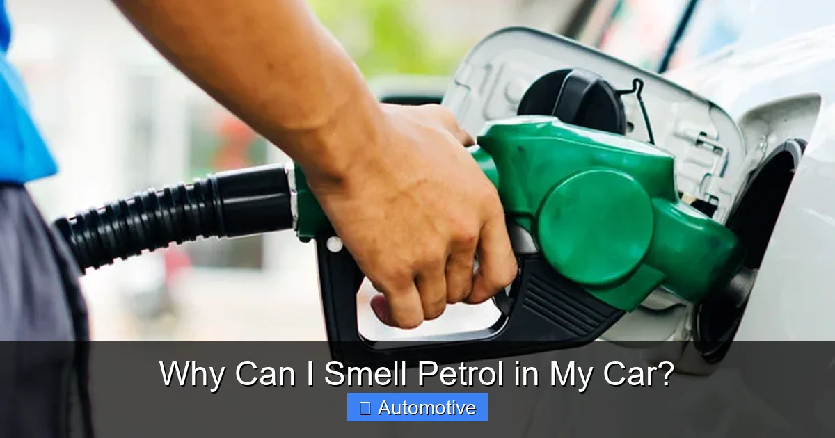 Why Can I Smell Petrol in My Car?
