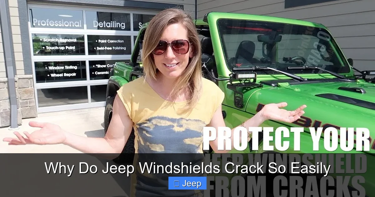 Why Do Jeep Windshields Crack So Easily