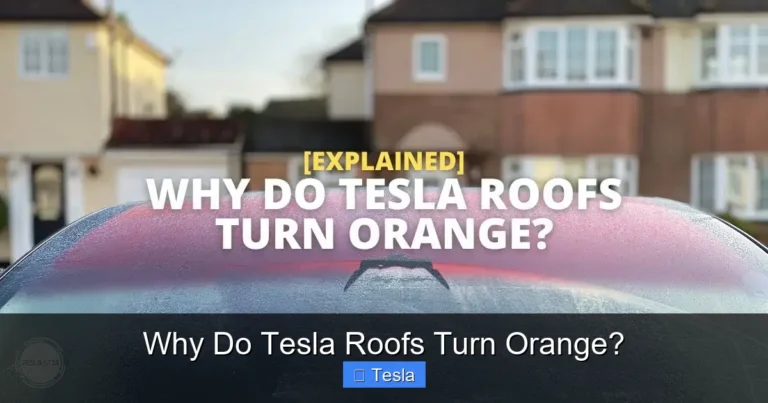 Why Do Tesla Roofs Turn Orange?