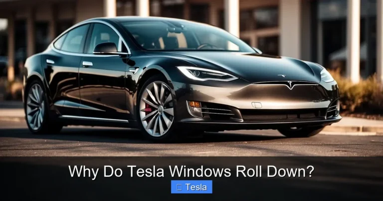 Why Do Tesla Windows Roll Down?