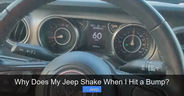 Why Does My Jeep Shake When I Hit a Bump?