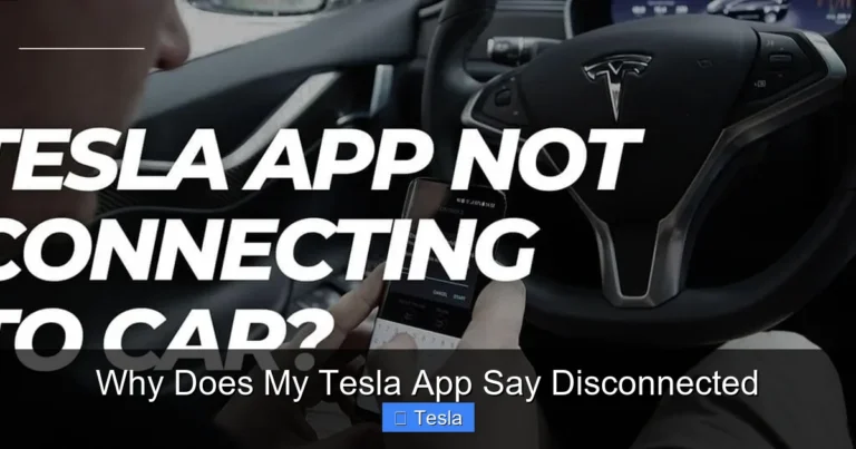 Why Does My Tesla App Say Disconnected