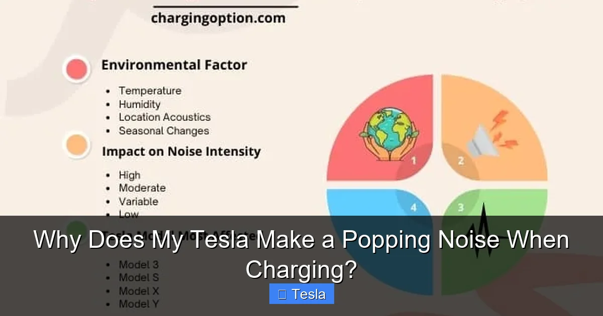 Why Does My Tesla Make a Popping Noise When Charging?