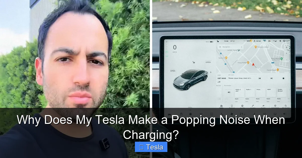 Why Does My Tesla Make a Popping Noise When Charging?