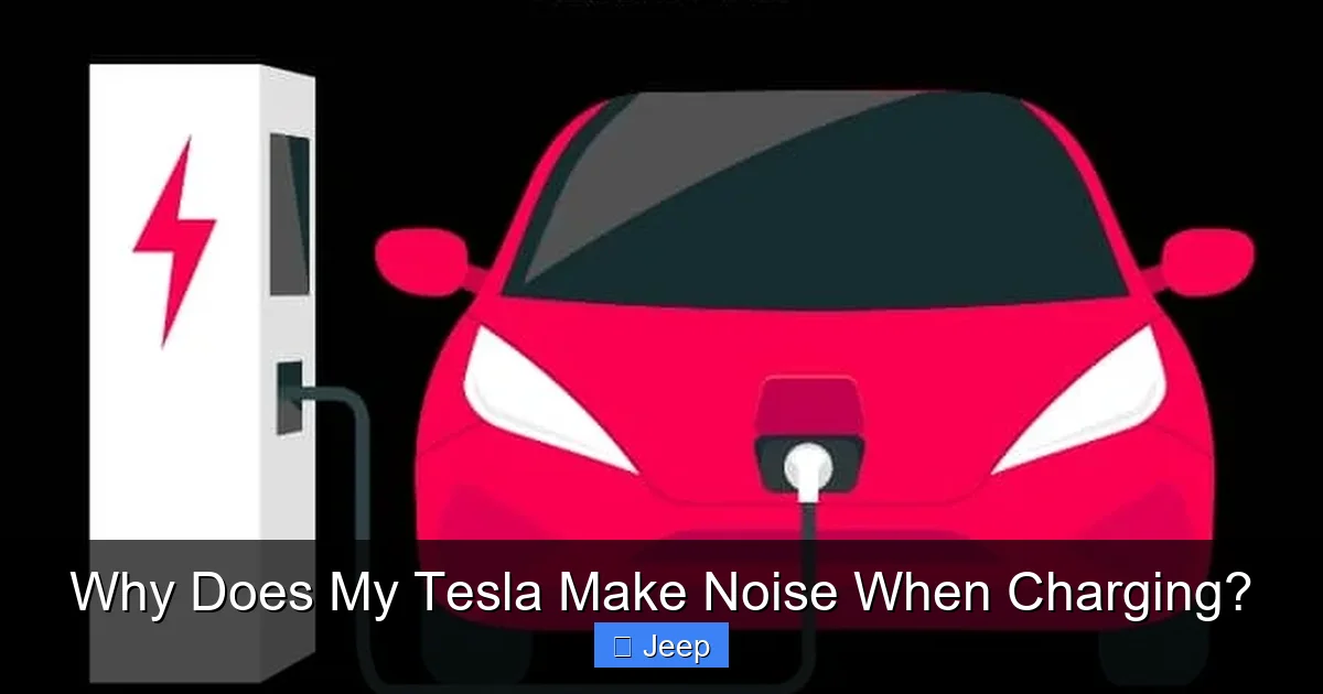 Why Does My Tesla Make Noise When Charging?