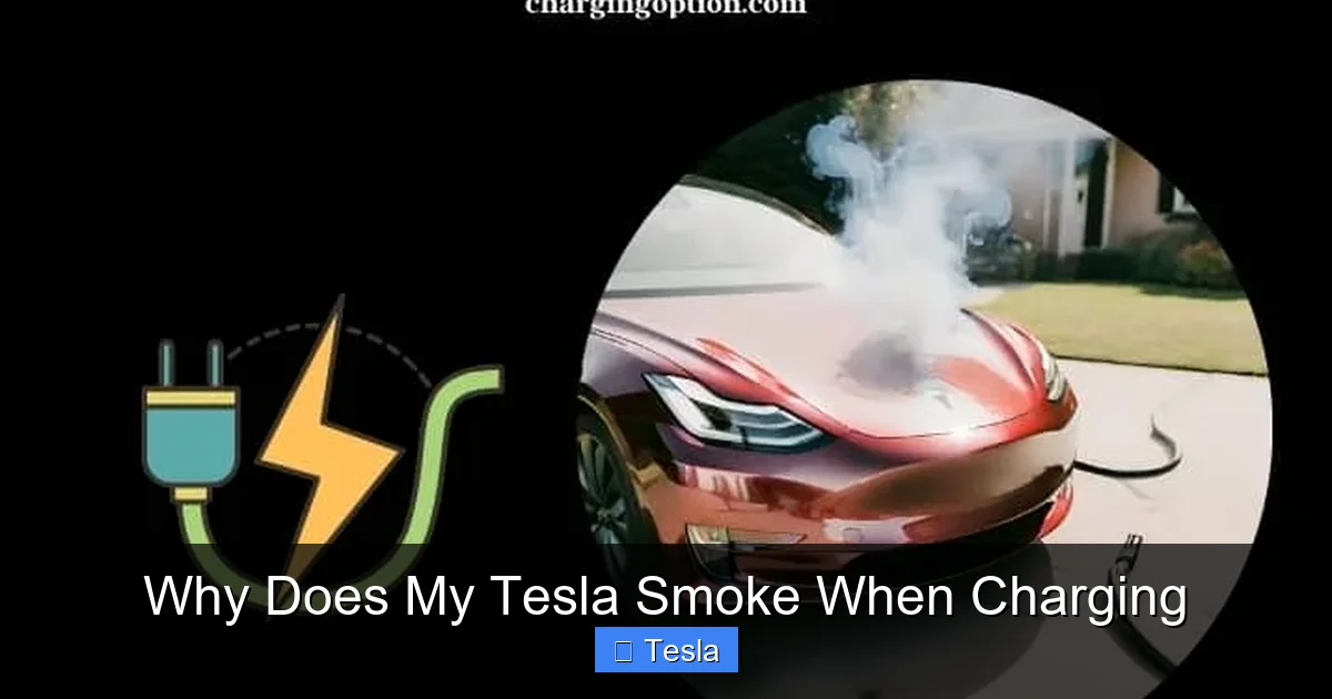 Why Does My Tesla Smoke When Charging
