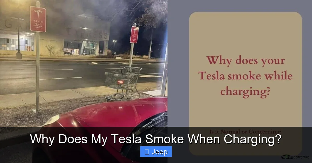 Why Does My Tesla Smoke When Charging?