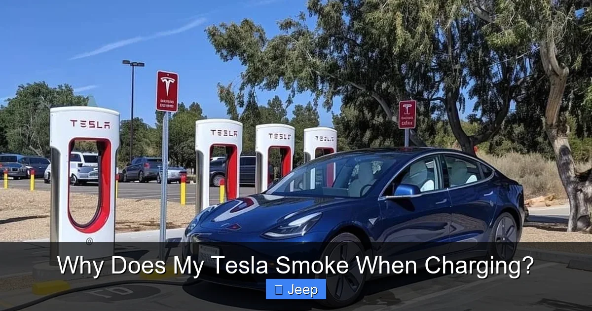Why Does My Tesla Smoke When Charging?