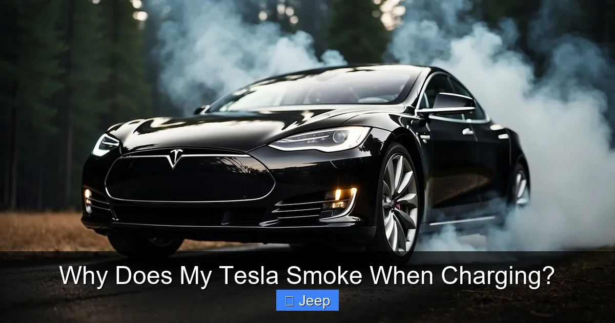 Why Does My Tesla Smoke When Charging?