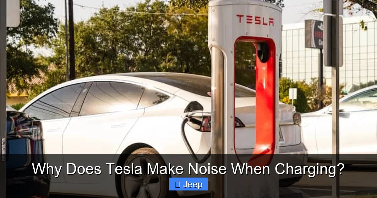 Why Does Tesla Make Noise When Charging?
