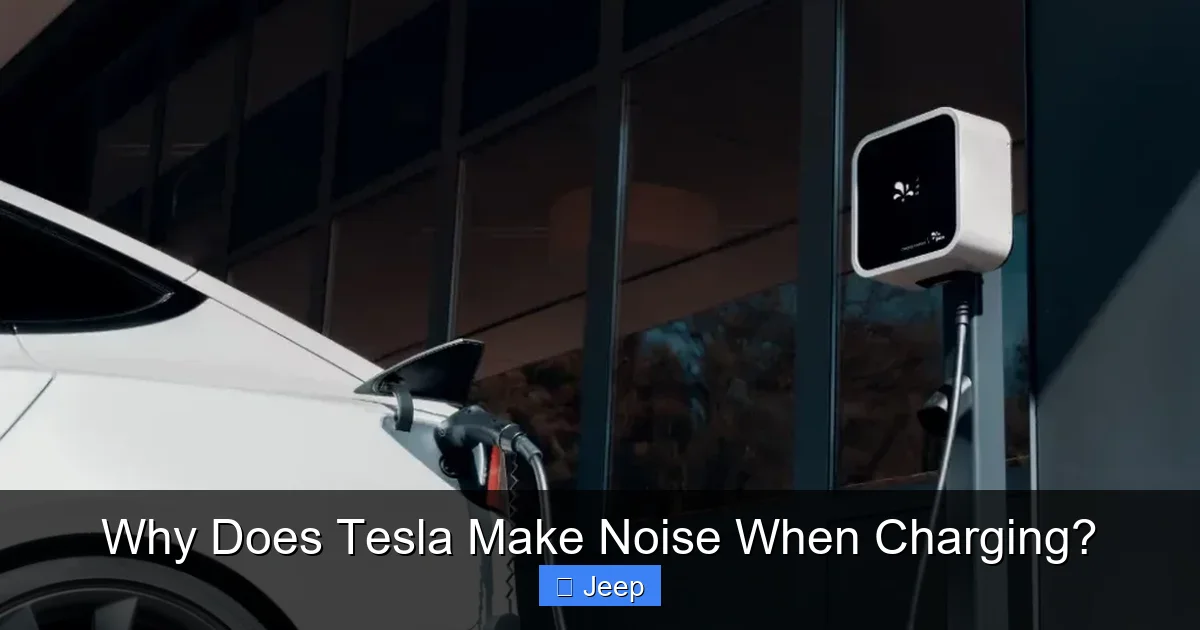 Why Does Tesla Make Noise When Charging?