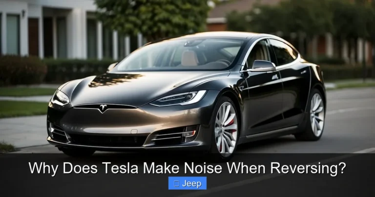 Why Does Tesla Make Noise When Reversing?