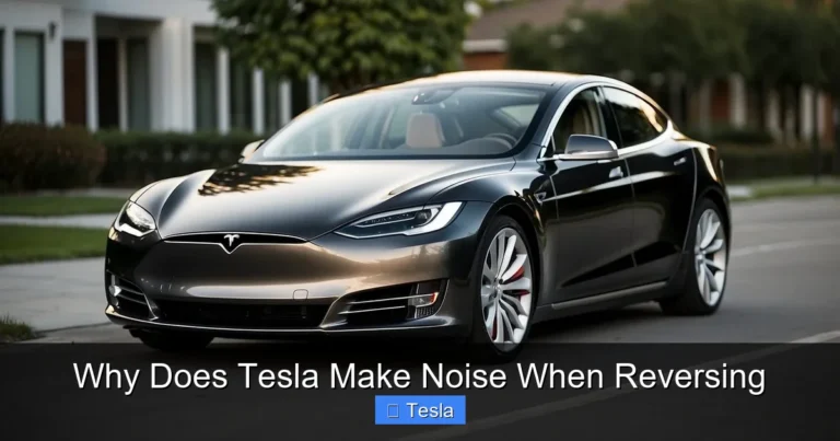 Why Does Tesla Make Noise When Reversing