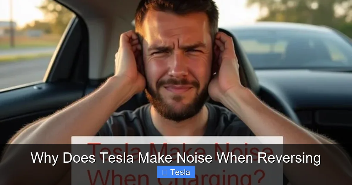 Why Does Tesla Make Noise When Reversing