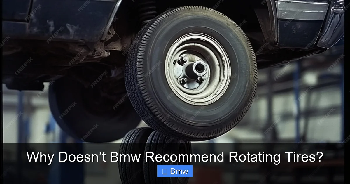 Why Doesn’t Bmw Recommend Rotating Tires?