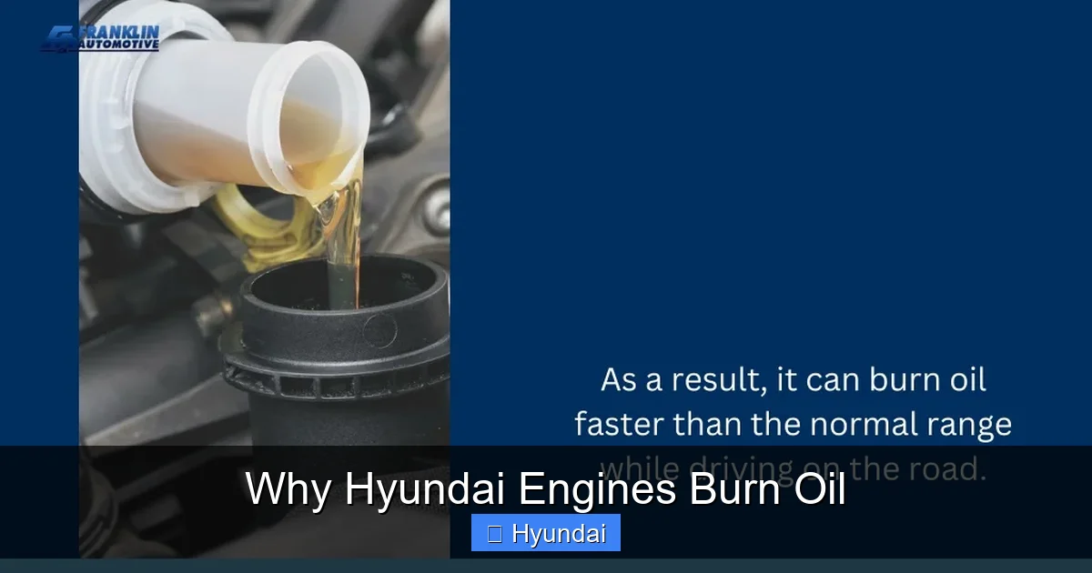 Why Hyundai Engines Burn Oil