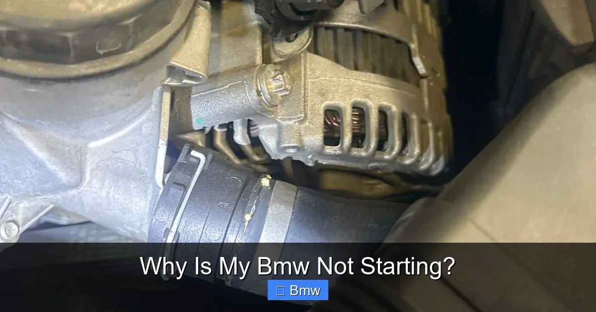 Why Is My Bmw Not Starting?