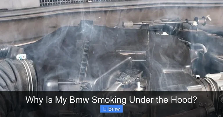 Why Is My Bmw Smoking Under the Hood?