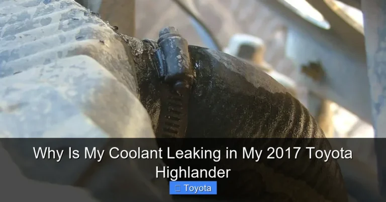 Why Is My Coolant Leaking in My 2017 Toyota Highlander